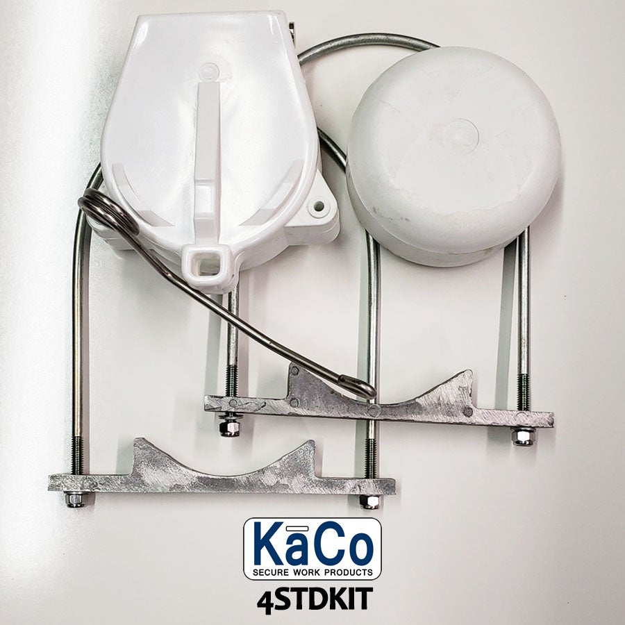 Complete 4" 6" PVC Door Kit PVC Door -  PVC End Cap & U-Bolt & Harness Hardware.