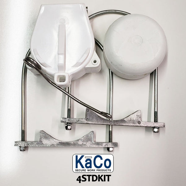 Complete 4" 6" PVC Door Kit PVC Door -  PVC End Cap & U-Bolt & Harness Hardware.